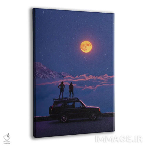 تابلو دکوراتیو نور ماه اول اثر دانر اوروزکو - نمای پرسپکتیو محصول