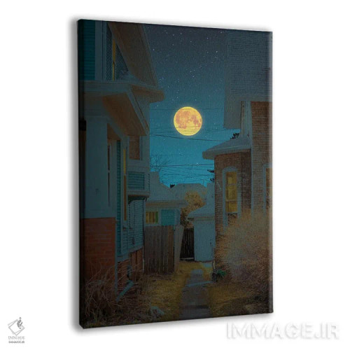 تابلو دکوراتیو نور ماه سوم اثر دانر اوروزکو - نمای پرسپکتیو محصول