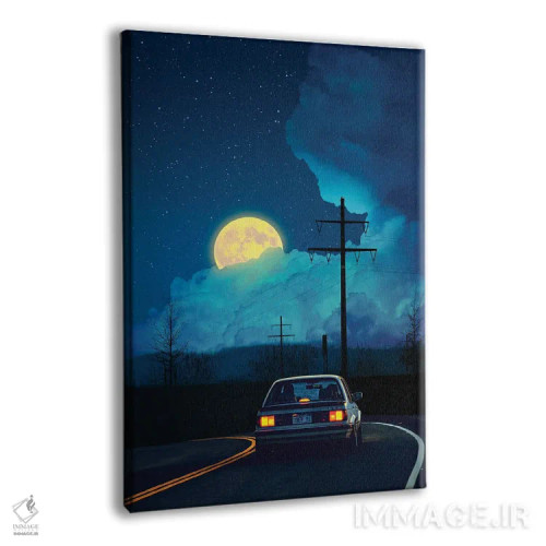 تابلو دکوراتیو نور ماه چهارم اثر دانر اوروزکو - نمای پرسپکتیو محصول