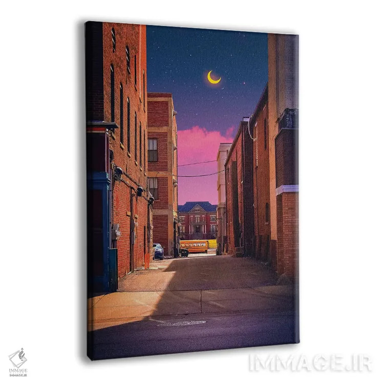 تابلو دکوراتیو محله جادویی اثر دانر اوروزکو - نمای پرسپکتیو محصول