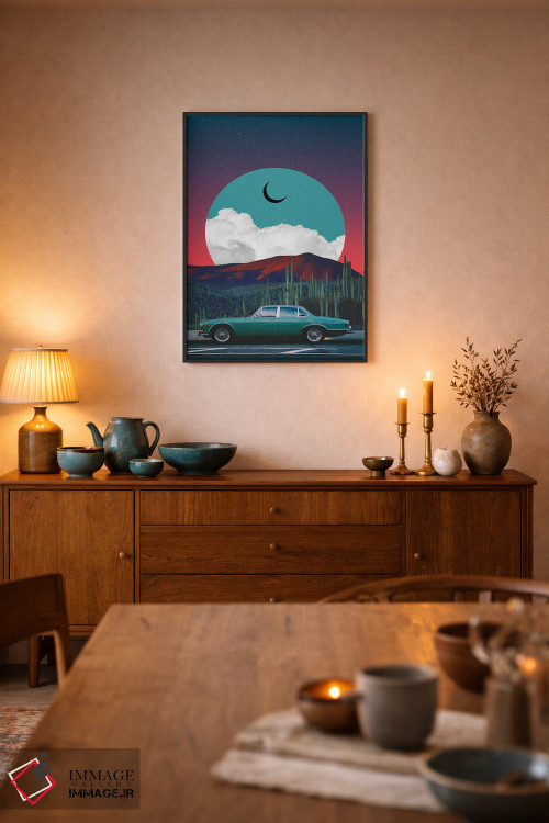 تابلو دکوراتیو جگوار اثر دانر اوروزکو - D6B