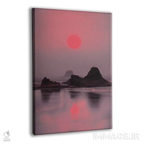 تابلو دکوراتیو جزیره نئون اثر دانر اوروزکو - نمای پرسپکتیو محصول