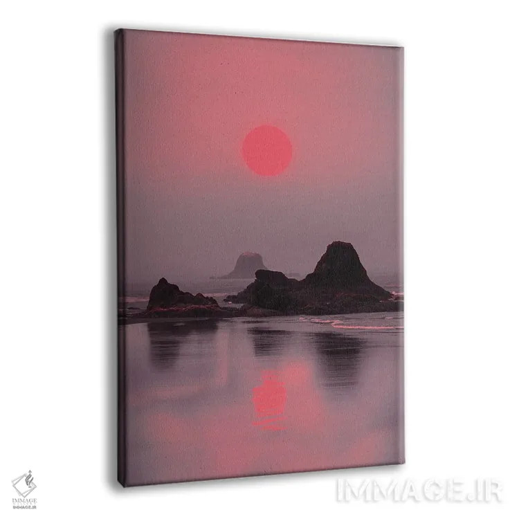 تابلو دکوراتیو جزیره نئون اثر دانر اوروزکو - نمای پرسپکتیو محصول