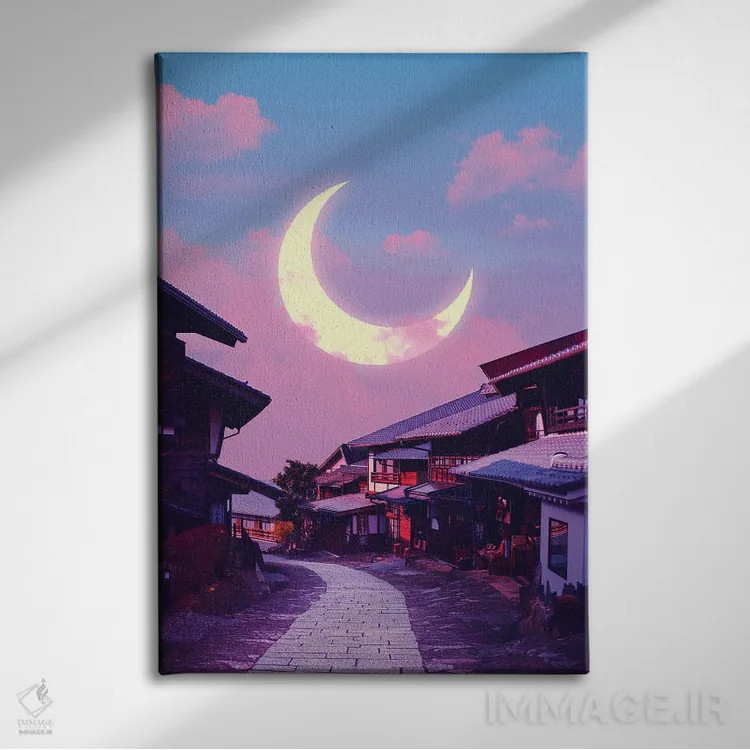 تابلو دکوراتیو انیمه در برابر واقعیت ششم اثر دانر اوروزکو - نمای روبهرو روی دیوار