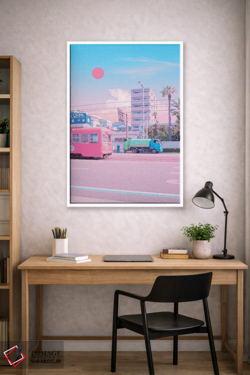 تابلو دکوراتیو ماتسویاما شهر پاستلی اول اثر دانر اوروزکو - D1W
