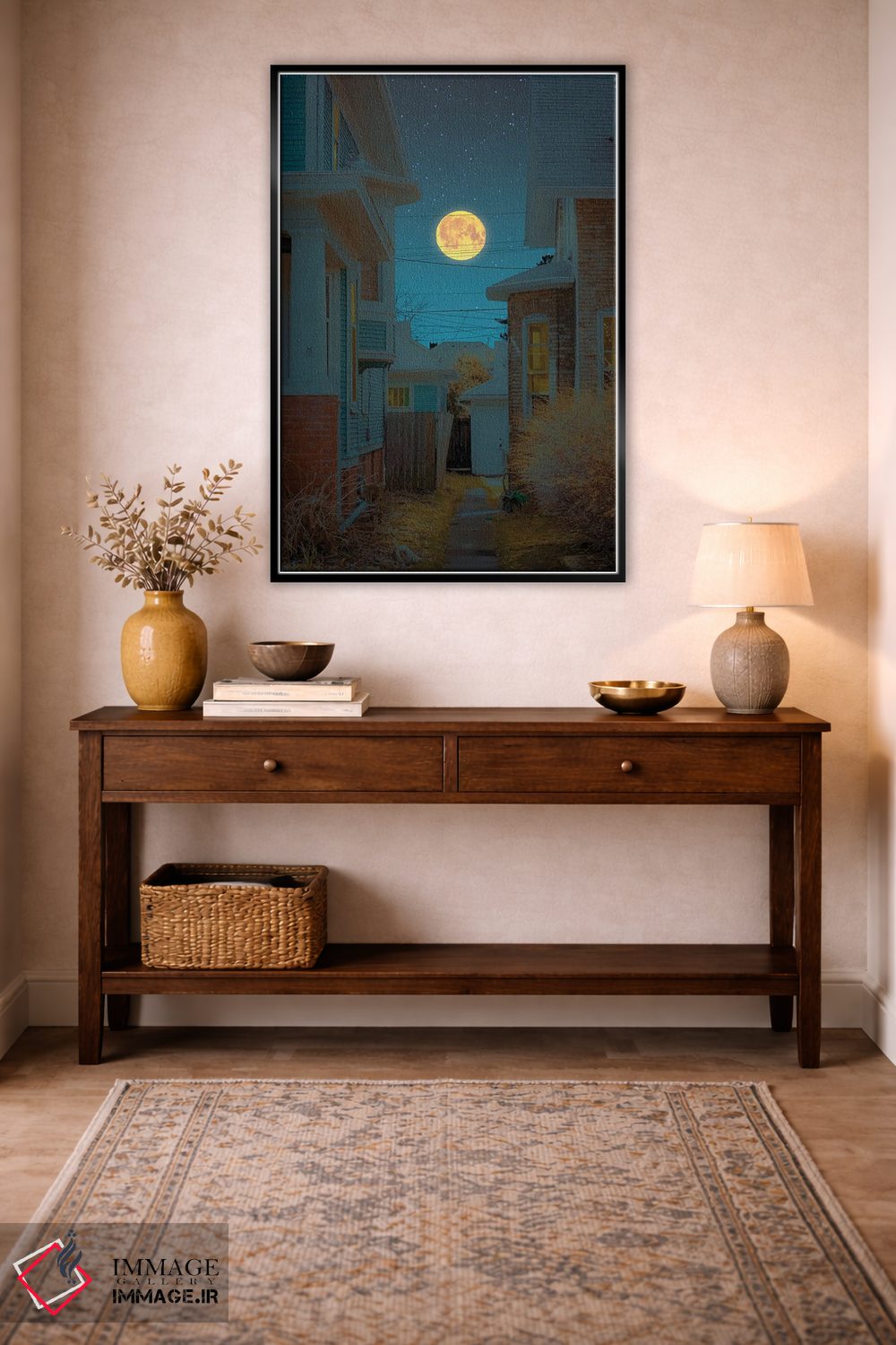 تابلو دکوراتیو نور ماه سوم اثر دانر اوروزکو - D3B