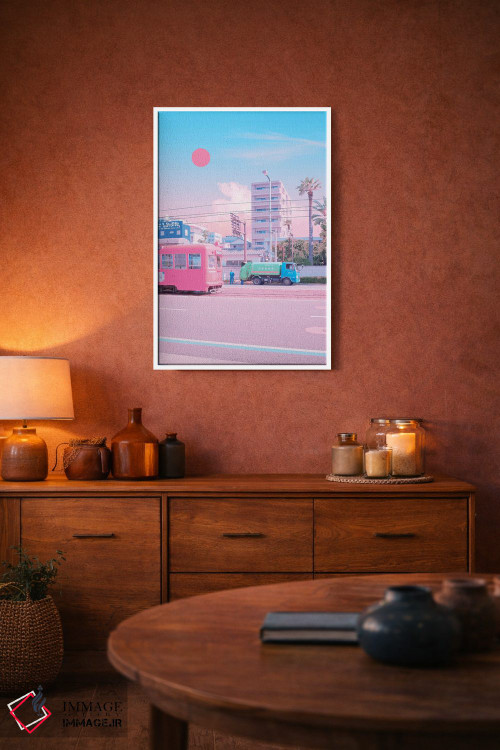 تابلو دکوراتیو ماتسویاما شهر پاستلی اول اثر دانر اوروزکو - D2W