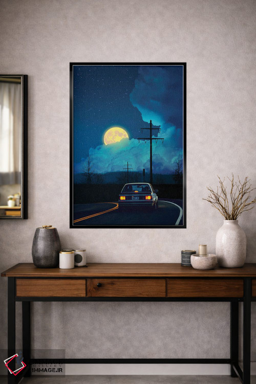 تابلو دکوراتیو نور ماه چهارم اثر دانر اوروزکو - D1B