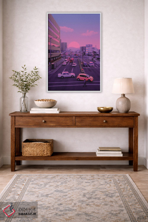 تابلو دکوراتیو غروب ژاپنی اثر دانر اوروزکو - D3W