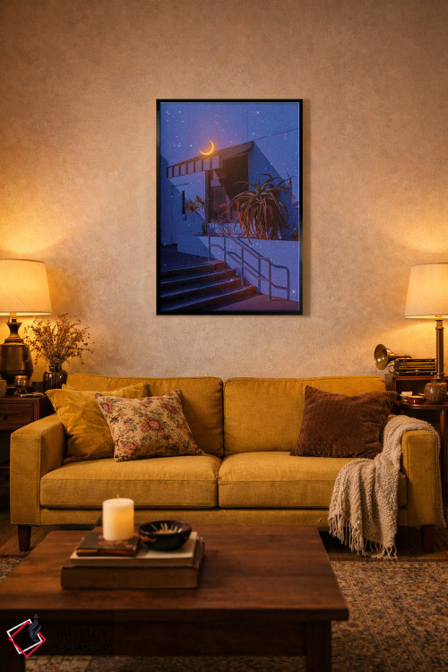 تابلو دکوراتیو نور ماه دوم اثر دانر اوروزکو - D4B