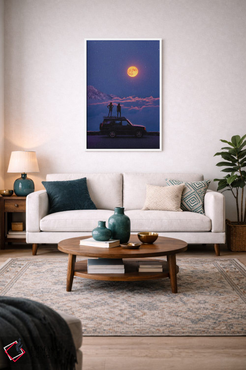 تابلو دکوراتیو نور ماه اول اثر دانر اوروزکو - D2W