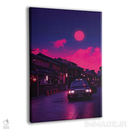 تابلو دکوراتیو جهان های نئون ۹ اثر دانر اوروزکو - نمای پرسپکتیو محصول