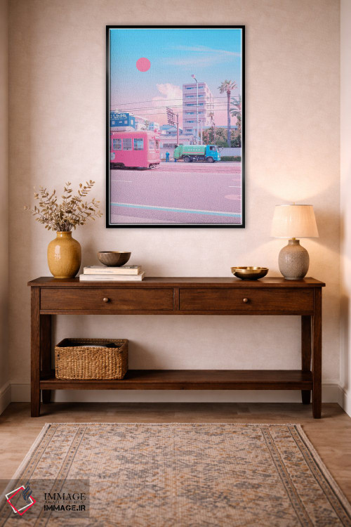 تابلو دکوراتیو ماتسویاما شهر پاستلی اول اثر دانر اوروزکو - D5B