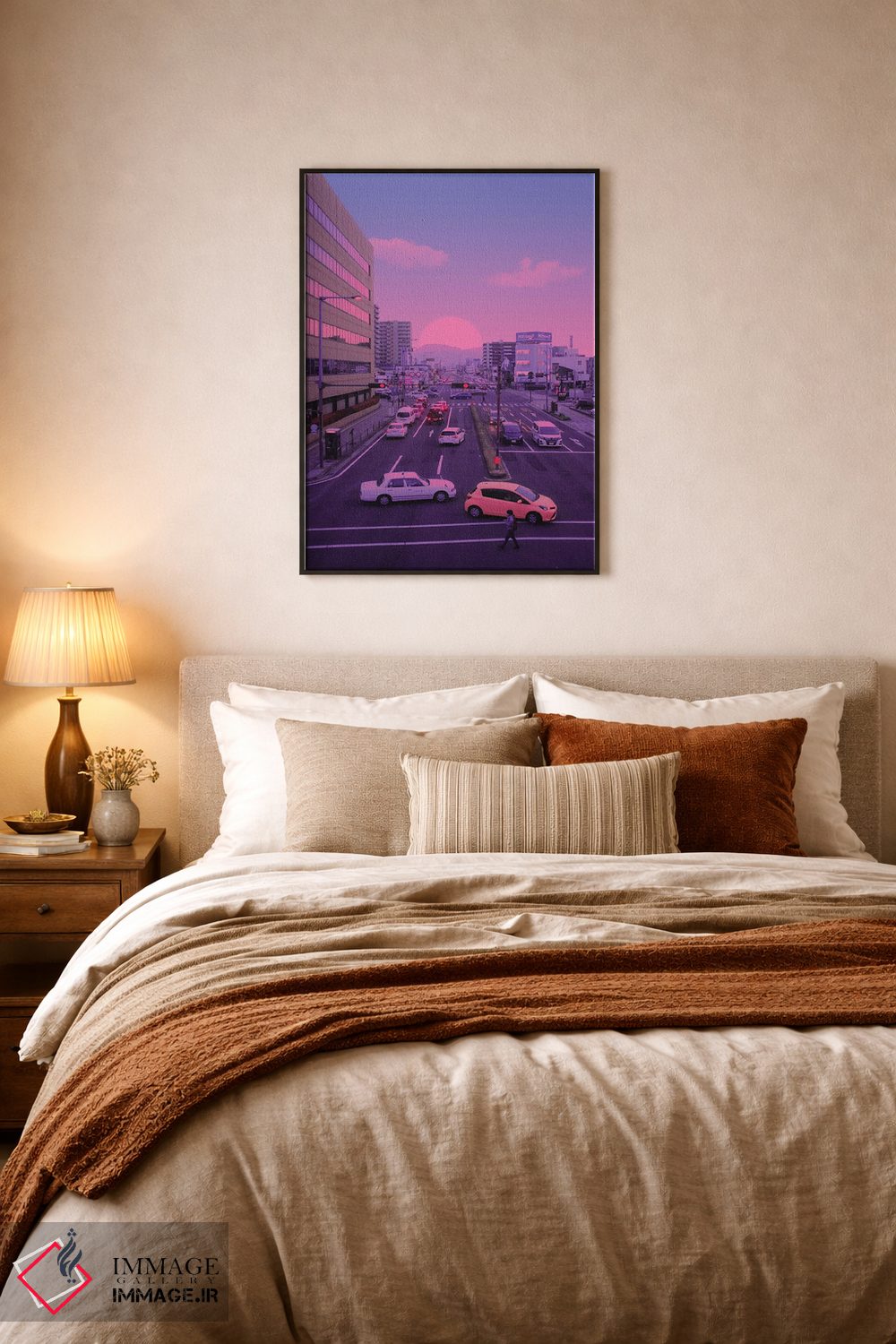 تابلو دکوراتیو غروب ژاپنی اثر دانر اوروزکو - D5B