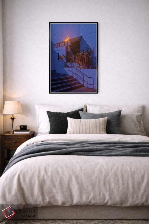 تابلو دکوراتیو نور ماه دوم اثر دانر اوروزکو - D6B