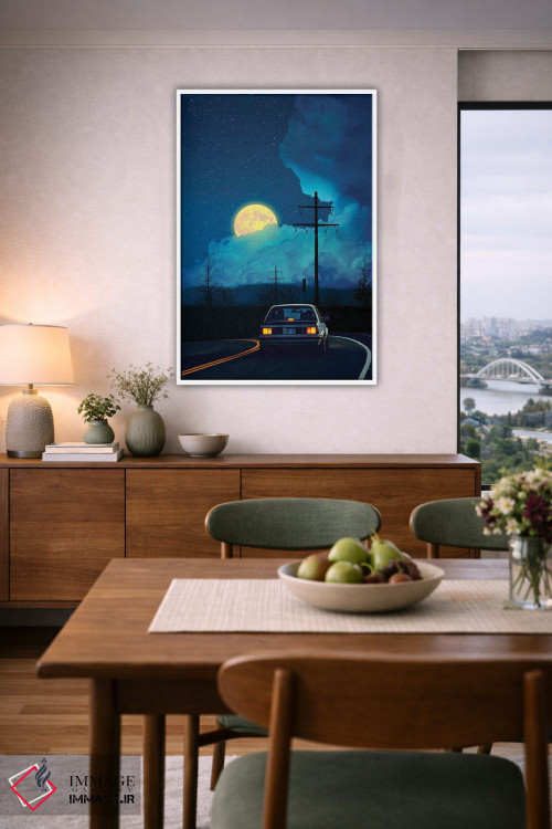 تابلو دکوراتیو نور ماه چهارم اثر دانر اوروزکو - D6W