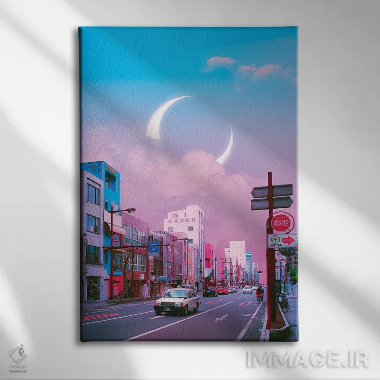 تابلو دکوراتیو انیمه در برابر واقعیت ۷ اثر دانر اوروزکو - نمای روبهرو روی دیوار