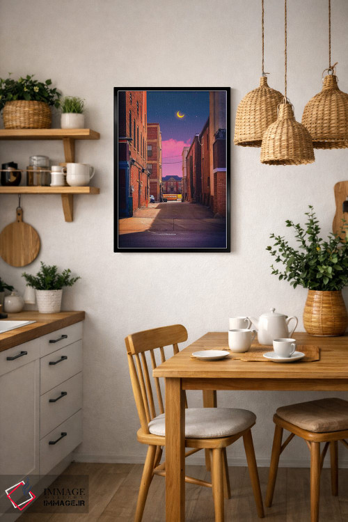 تابلو دکوراتیو محله جادویی اثر دانر اوروزکو - D6B