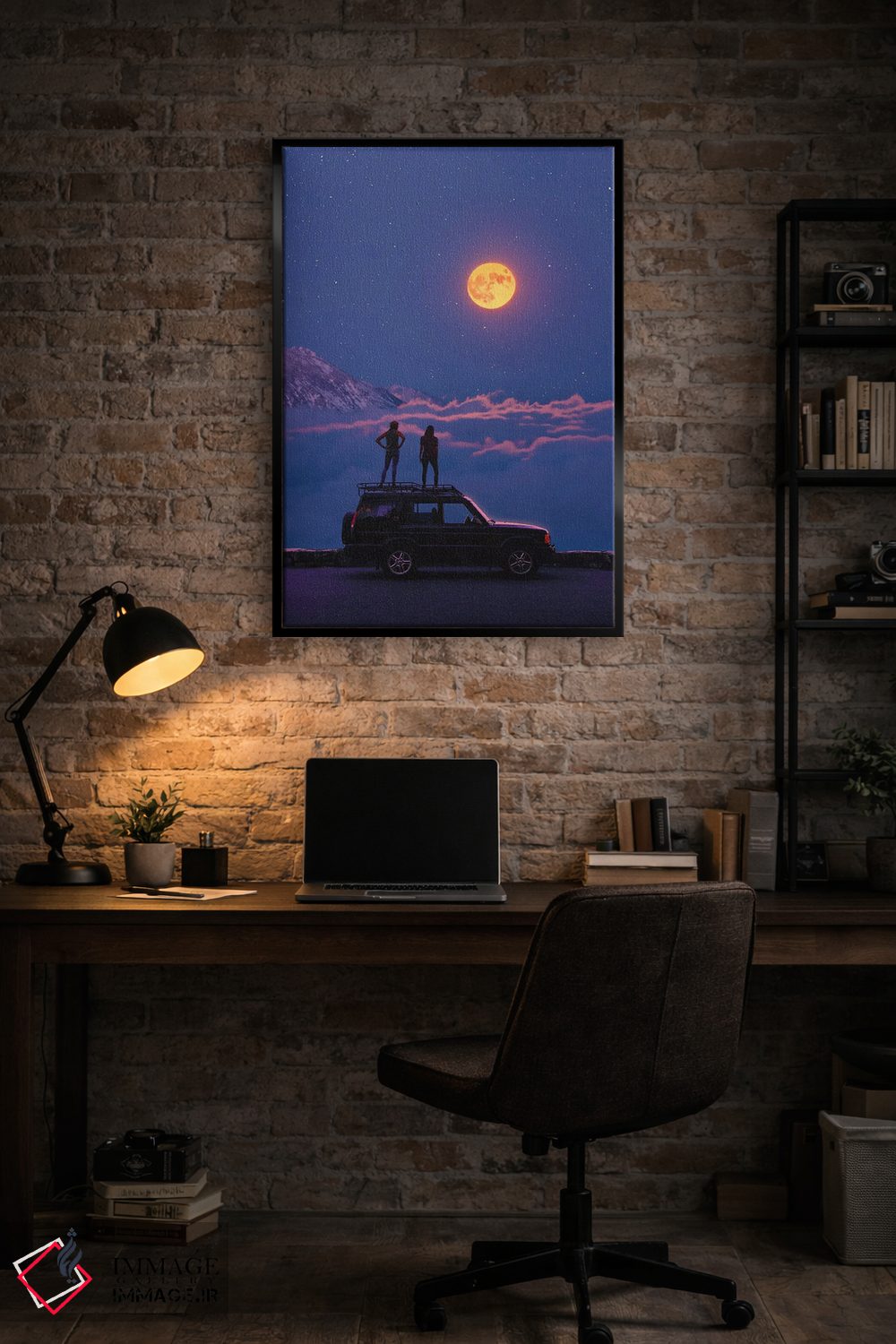 تابلو دکوراتیو نور ماه اول اثر دانر اوروزکو - D4B