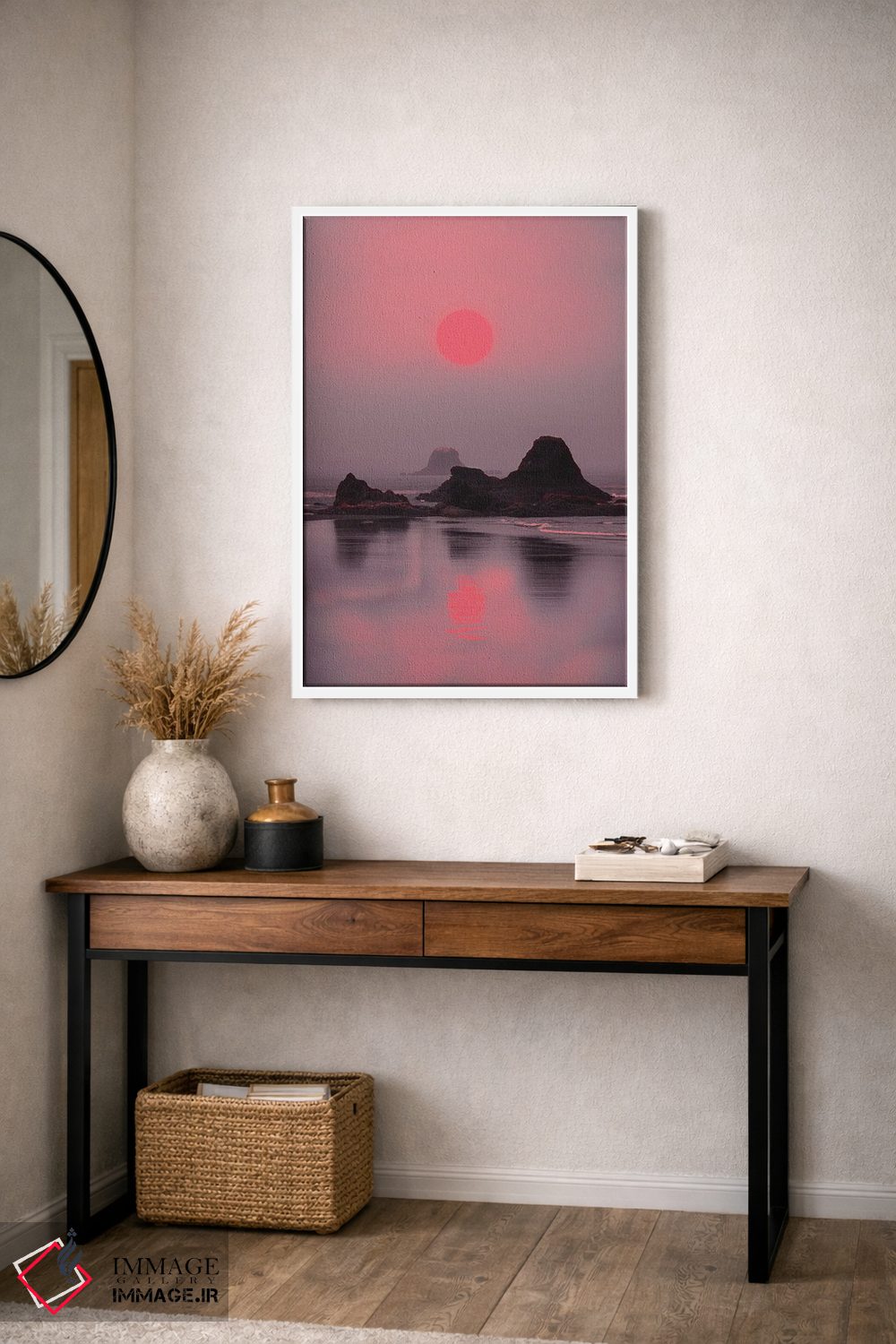 تابلو دکوراتیو جزیره نئون اثر دانر اوروزکو - D3W