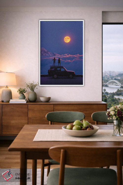 تابلو دکوراتیو نور ماه اول اثر دانر اوروزکو - D5W