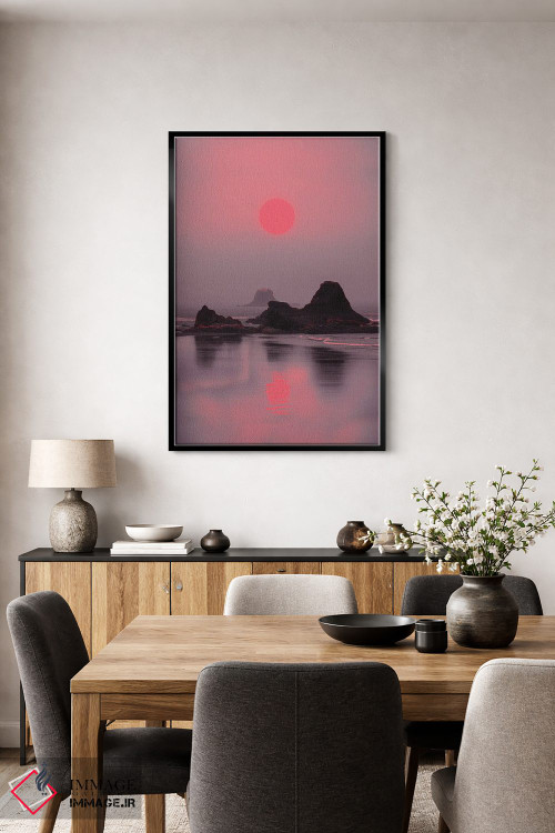 تابلو دکوراتیو جزیره نئون اثر دانر اوروزکو - D5B