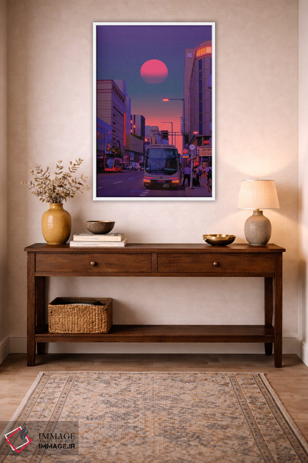 تابلو دکوراتیو جهان های نئون ۶ اثر دانر اوروزکو - D1W