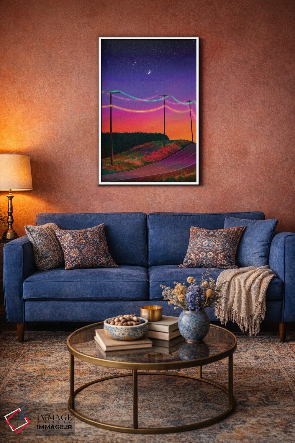 تابلو دکوراتیو سیم کشی نئون اثر دانر اوروزکو - D4W