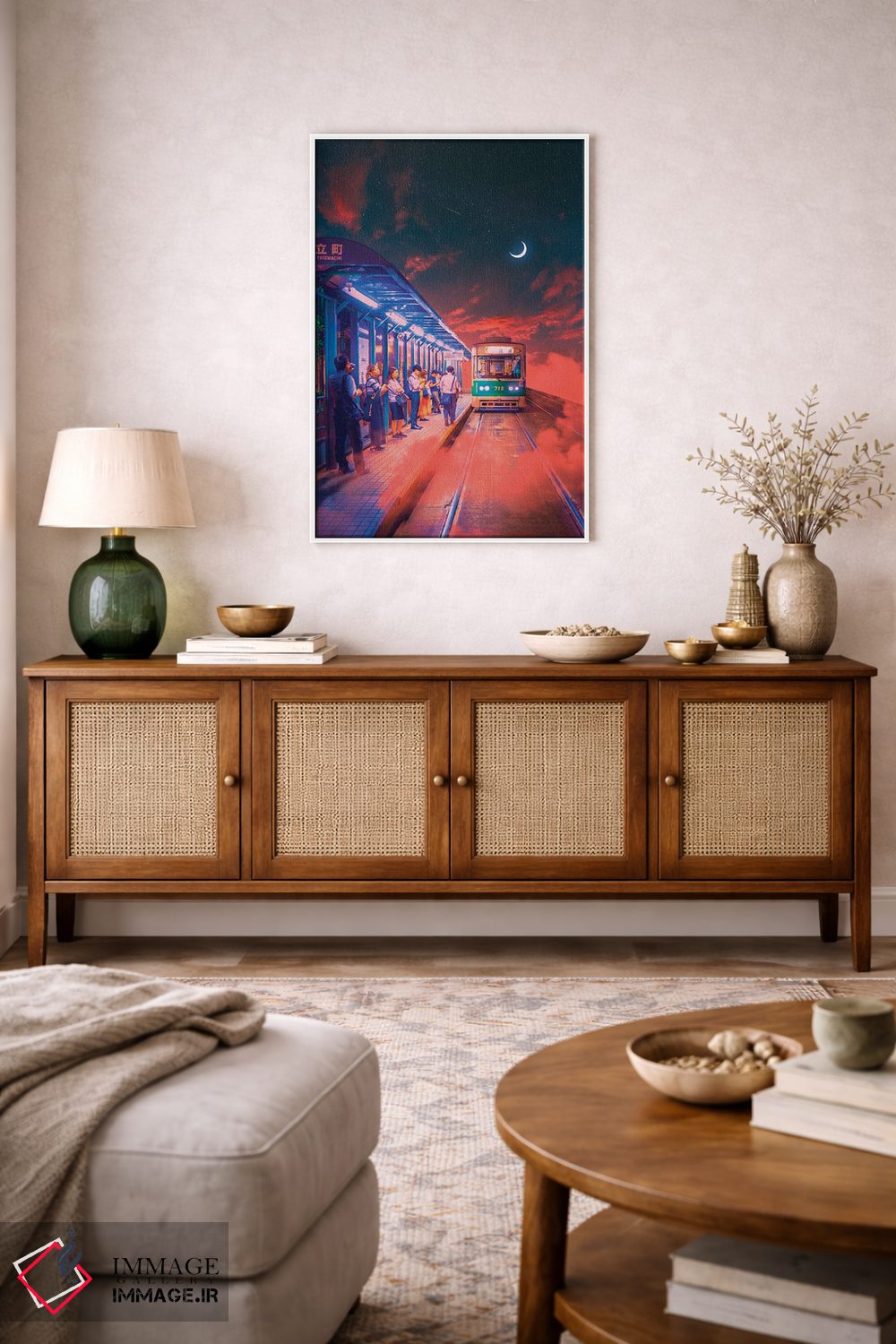 تابلو دکوراتیو جهان های نئون ۸ اثر دانر اوروزکو - D2W