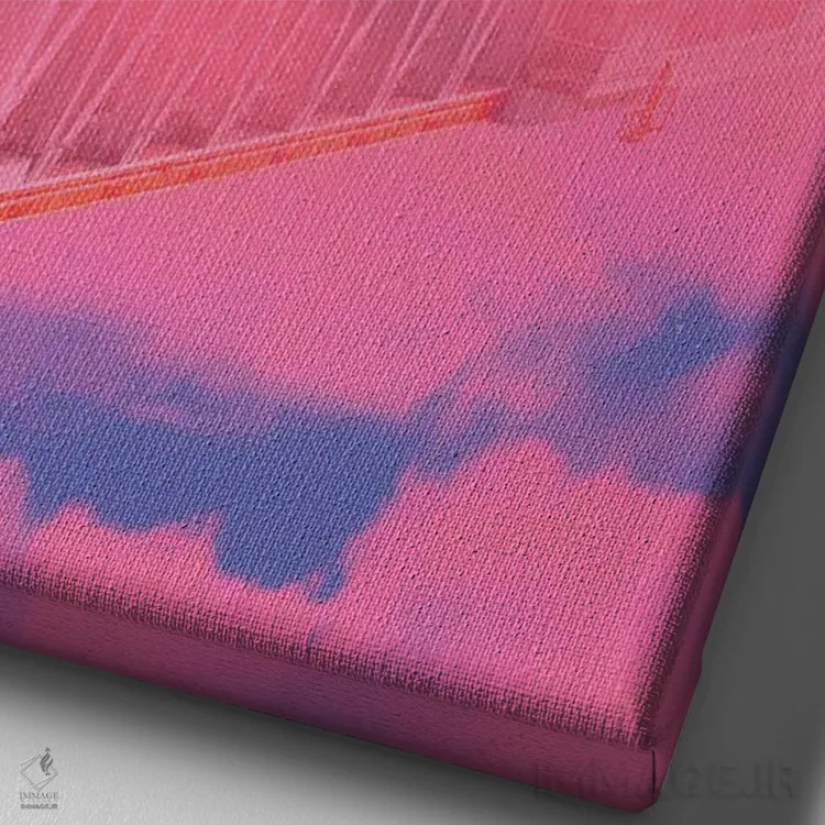 تابلو دکوراتیو بعد خواب گونه اثر دانر اوروزکو - نمای نزدیک بافت بوم