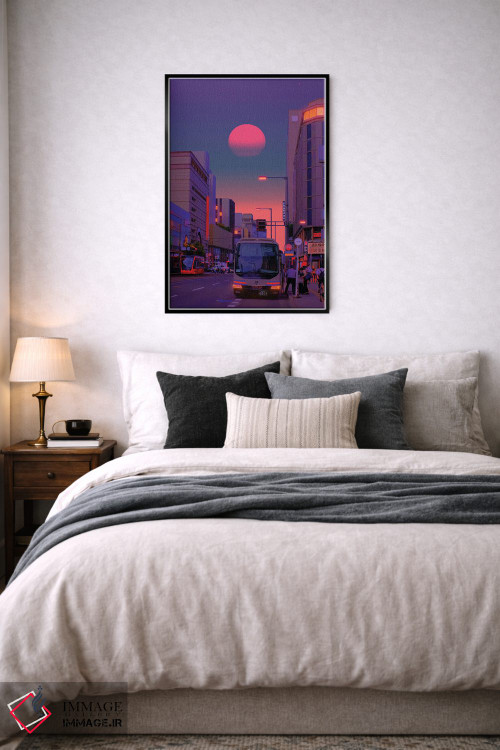 تابلو دکوراتیو جهان های نئون ۶ اثر دانر اوروزکو - D6B