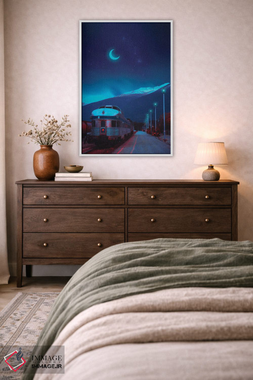 تابلو دکوراتیو جهان های نئون ۱۳ اثر دانر اوروزکو - D2W