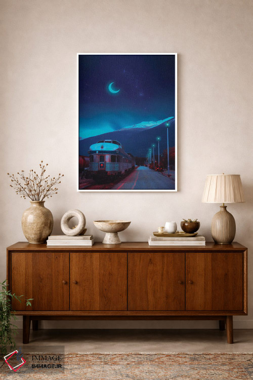 تابلو دکوراتیو جهان های نئون ۱۳ اثر دانر اوروزکو - D1W