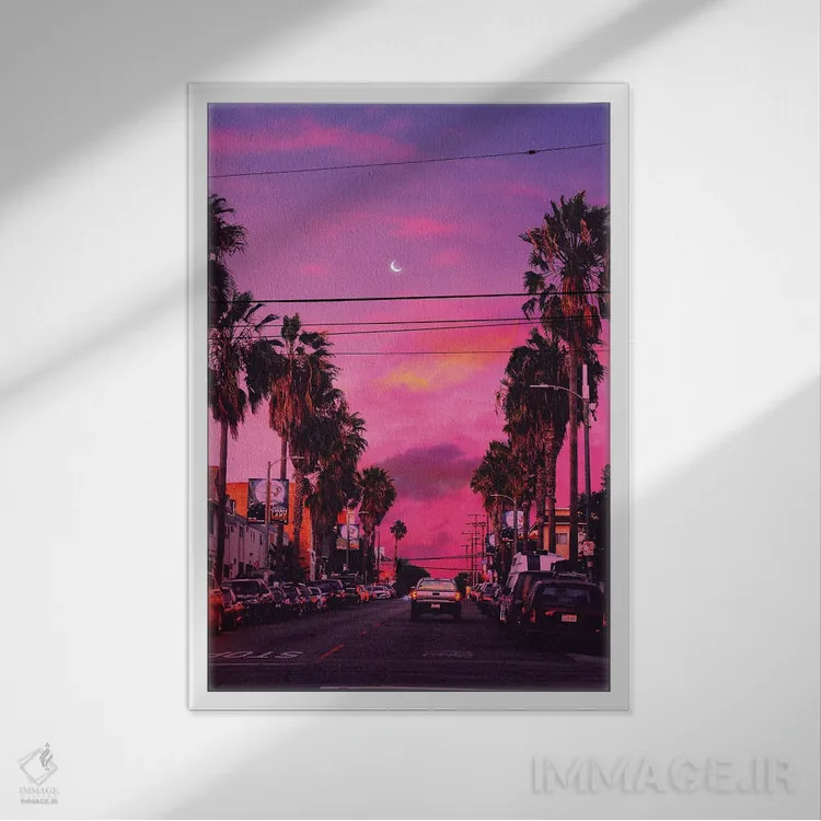 تابلو دکوراتیو نوستالژی اثر دانر اوروزکو - نمای قابدار سفید