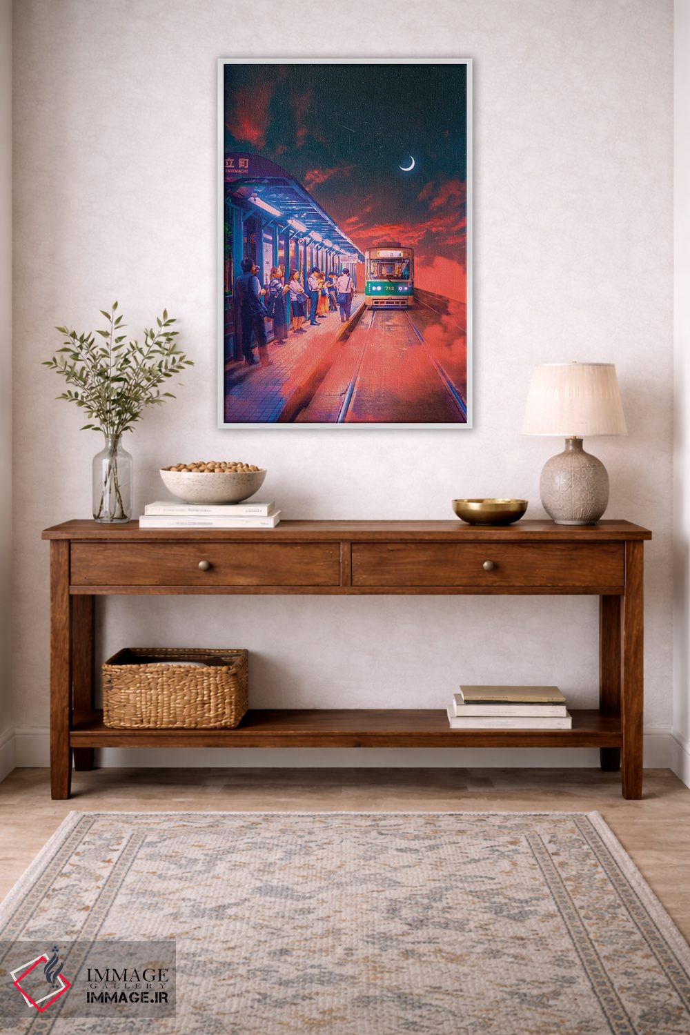 تابلو دکوراتیو جهان های نئون ۸ اثر دانر اوروزکو - D3W