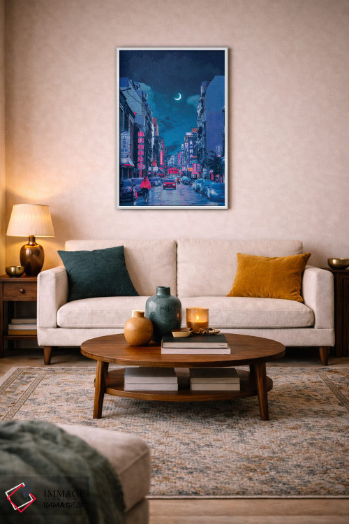 تابلو دکوراتیو جهان های نئون ۷ اثر دانر اوروزکو - D3W