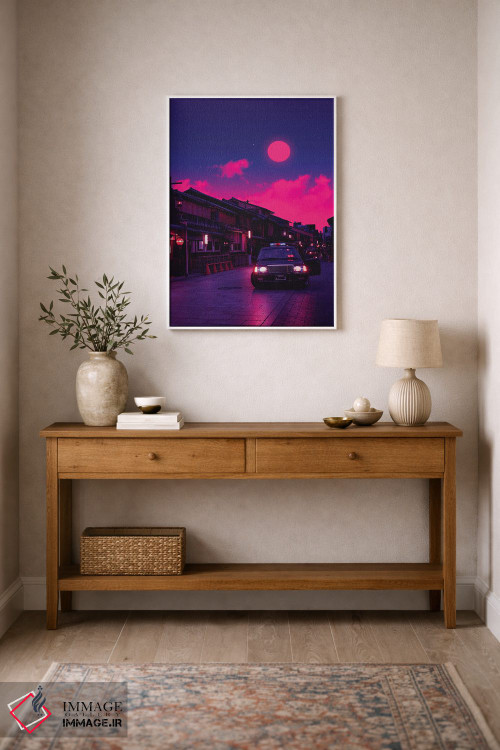 تابلو دکوراتیو جهان های نئون ۹ اثر دانر اوروزکو - D1W