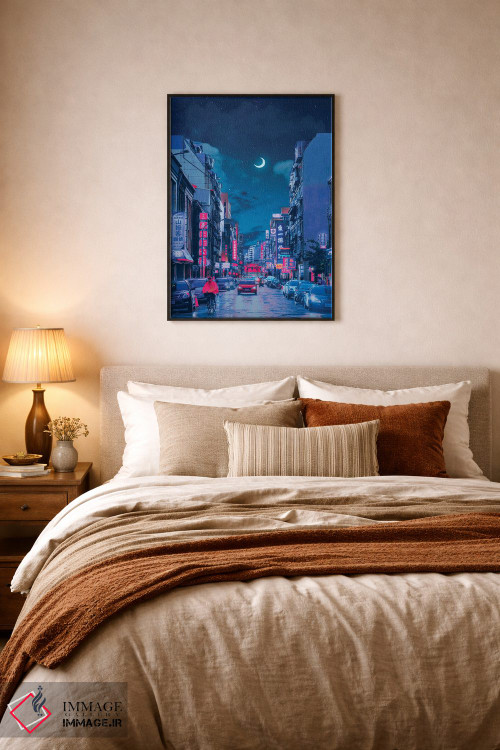 تابلو دکوراتیو جهان های نئون ۷ اثر دانر اوروزکو - D5B