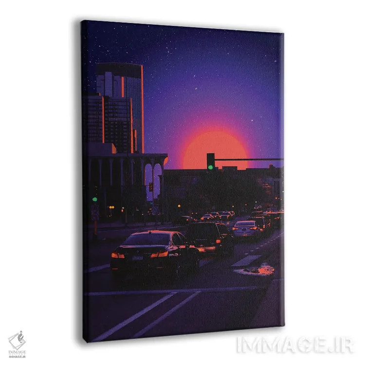 تابلو دکوراتیو شهر اوت ران ۲ اثر دانر اوروزکو - نمای پرسپکتیو محصول