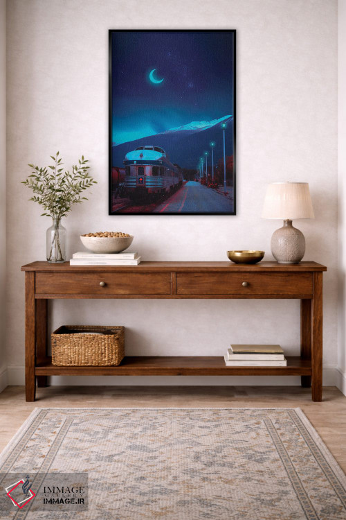 تابلو دکوراتیو جهان های نئون ۱۳ اثر دانر اوروزکو - D5B