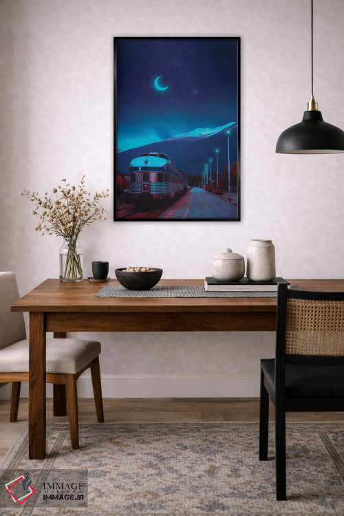 تابلو دکوراتیو جهان های نئون ۱۳ اثر دانر اوروزکو - D6B