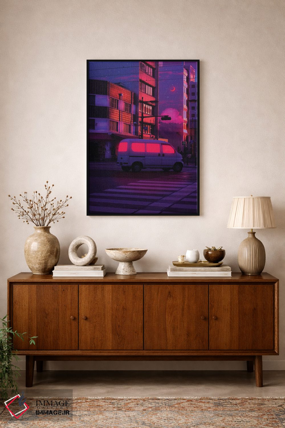 تابلو دکوراتیو جهان های نئون ۱۴ اثر دانر اوروزکو - D1B