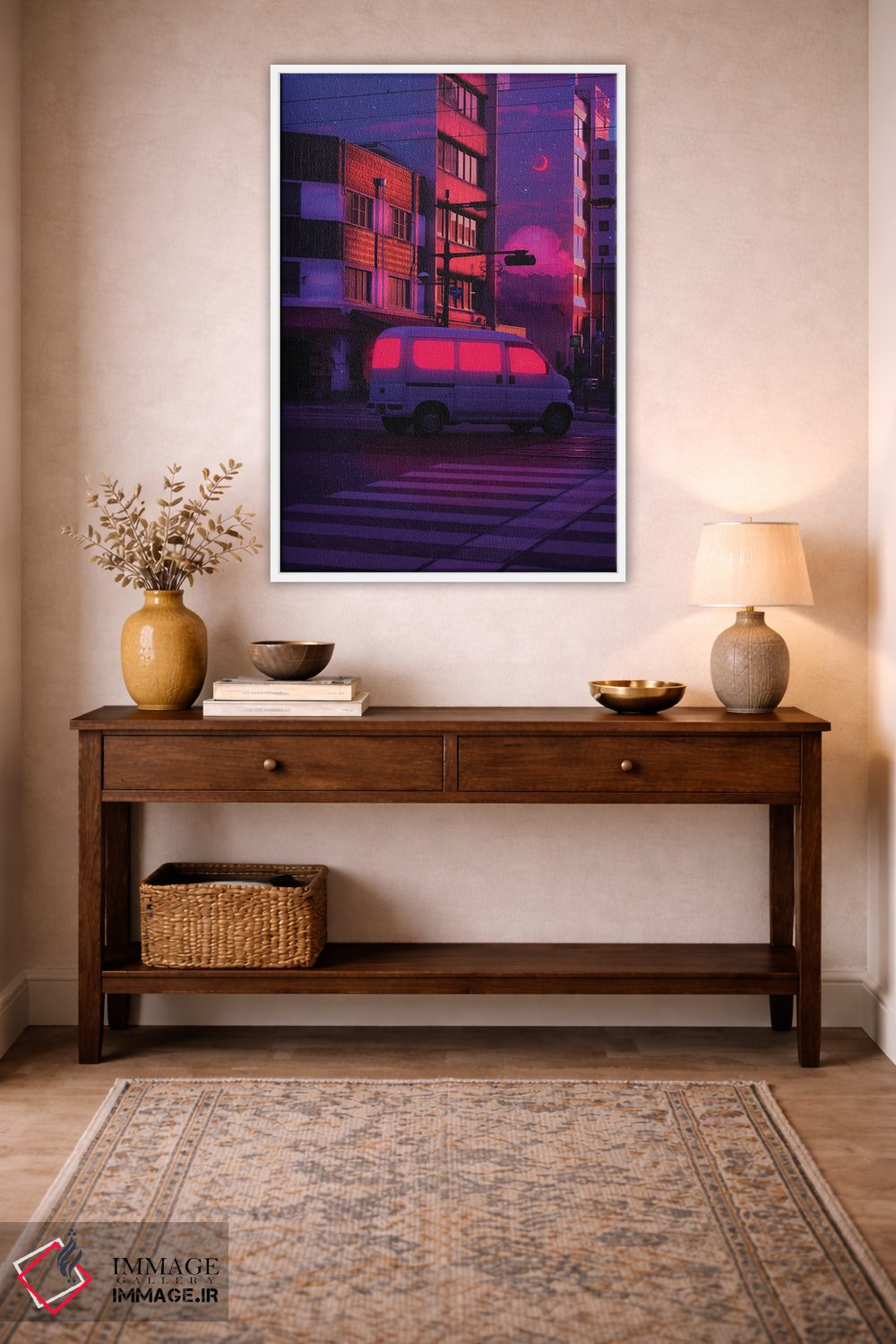 تابلو دکوراتیو جهان های نئون ۱۴ اثر دانر اوروزکو - D2W