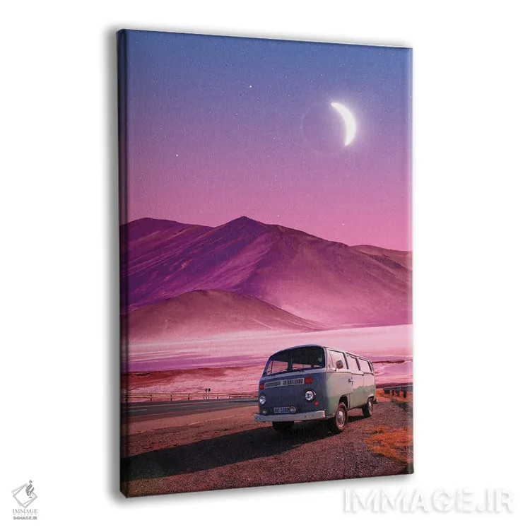 تابلو دکوراتیو سفر آتاکاما اثر دانر اوروزکو - نمای پرسپکتیو محصول