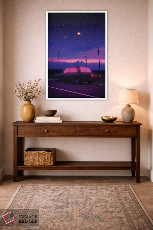 تابلو دکوراتیو رانندگی شبانه ۳ اثر دانر اوروزکو - D1W