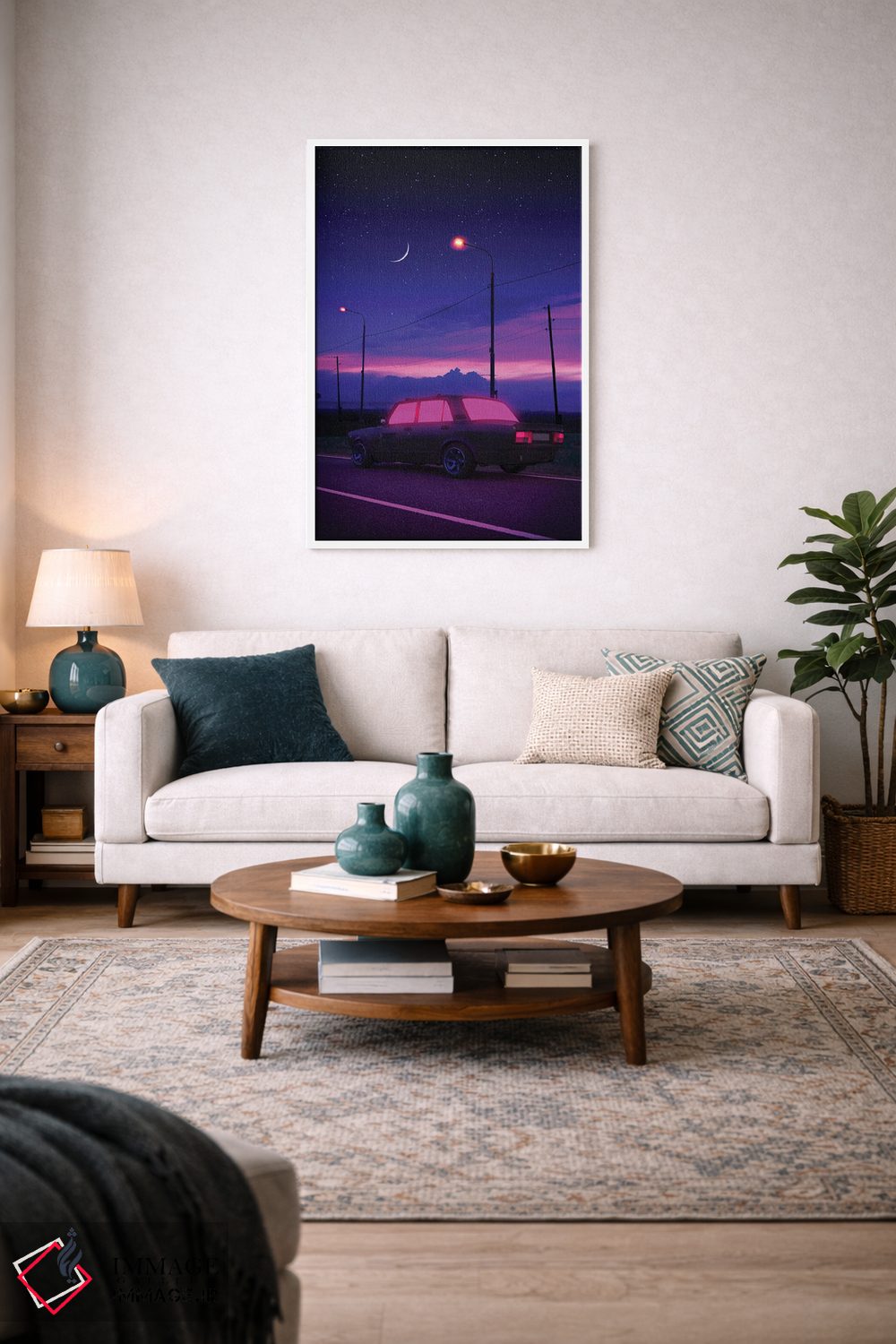 تابلو دکوراتیو رانندگی شبانه ۳ اثر دانر اوروزکو - D2W