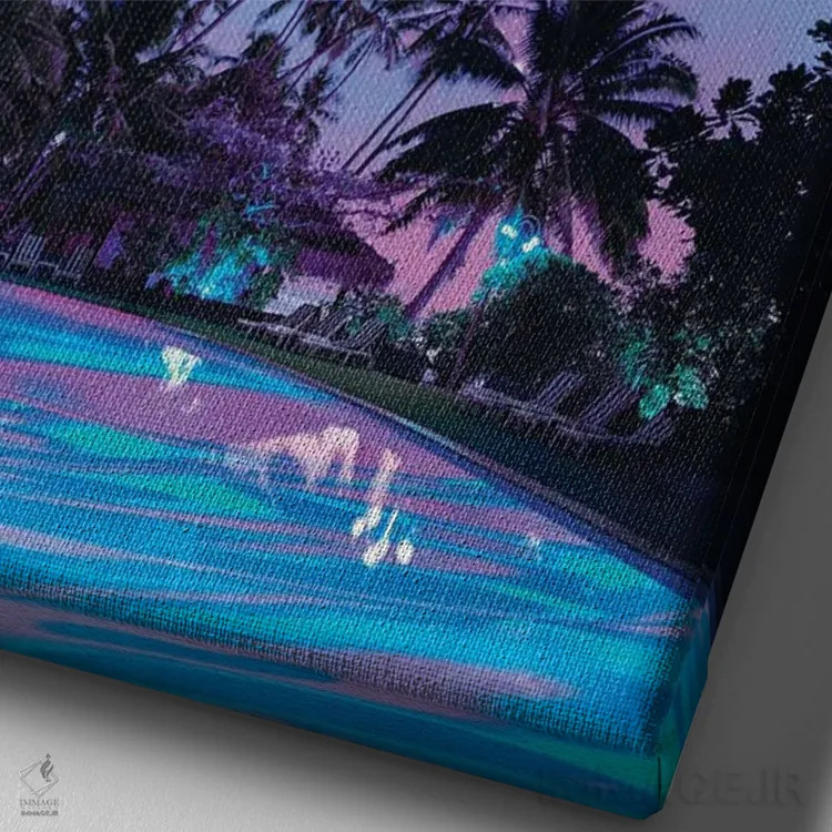 تابلو دکوراتیو محل رویاها ۳ اثر دانر اوروزکو - نمای نزدیک بافت بوم