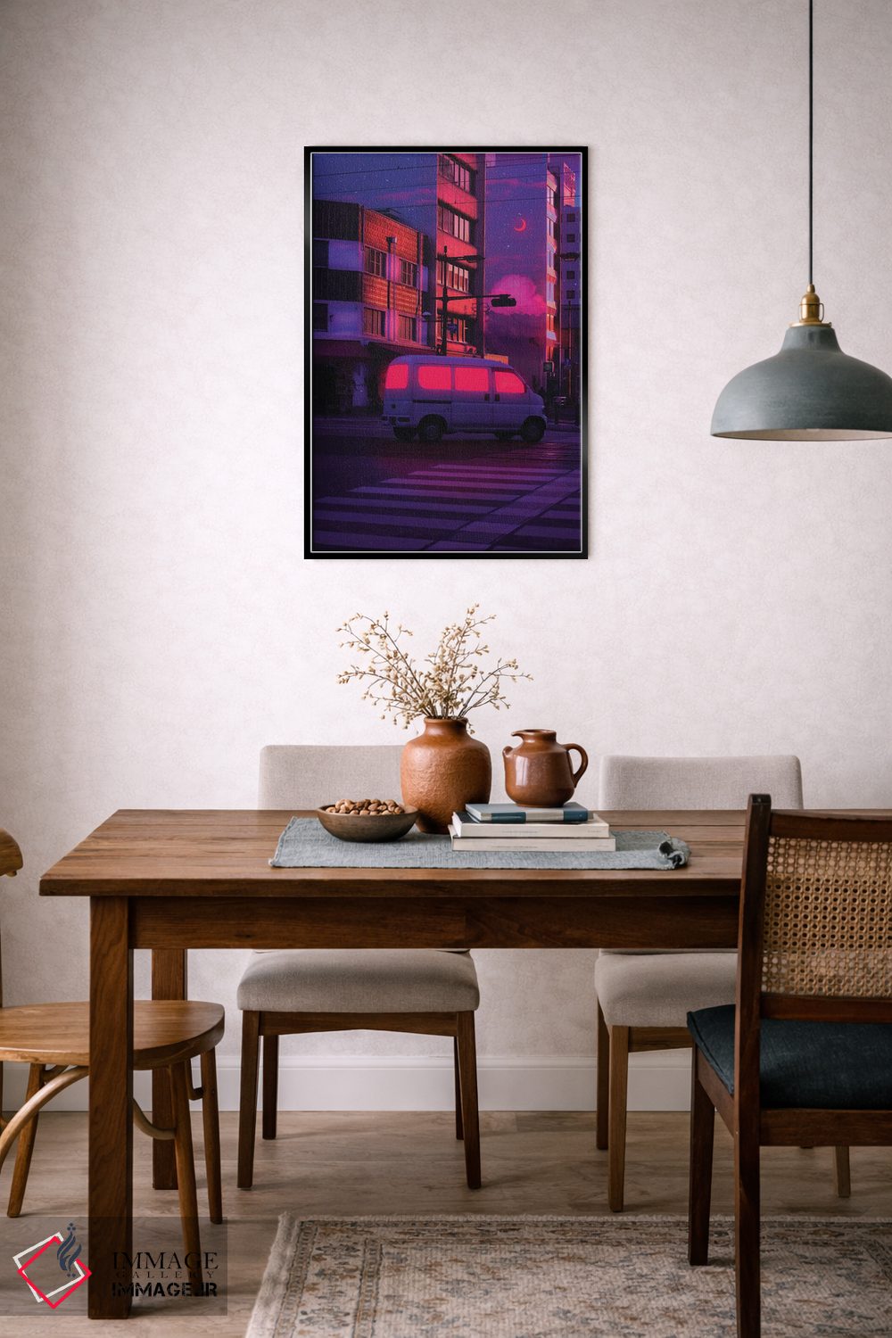 تابلو دکوراتیو جهان های نئون ۱۴ اثر دانر اوروزکو - D6B