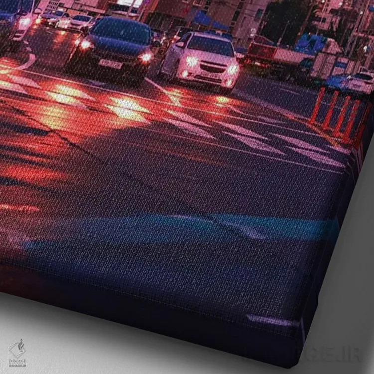 تابلو دکوراتیو محل رویاها ۴ اثر دانر اوروزکو - نمای نزدیک بافت بوم