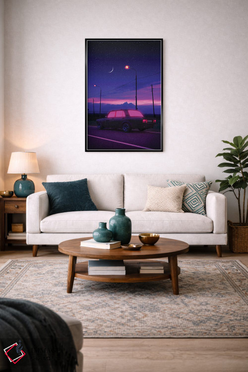 تابلو دکوراتیو رانندگی شبانه ۳ اثر دانر اوروزکو - D3B